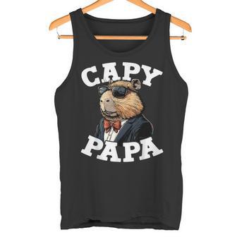 Capypapaatertag Bester Papa Capybara Tank Top - Seseable