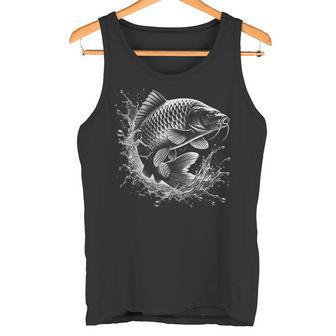 Carpaaltando En El Pecho Diseño De Peces Para Pescadores Camiseta sin mangas - Regaloses
