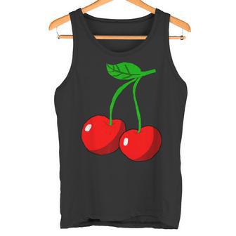 Cereza Rojo Cerezaserano Frutas Amante Camiseta sin mangas - Regaloses
