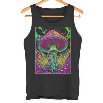 Champignons Psychédéliques Cool Trippy Fungi Techno Rave Débardeur e - Cadeauxyz