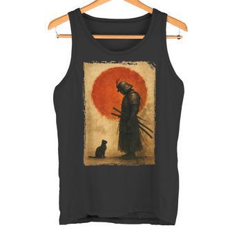 Chasseur Japonaisintage Et Art Chat Noir Débardeur e - Cadeauxyz