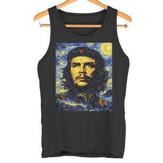 Che Guevara Cuba Revolución Retratoan Gogh Manga Larga Camiseta sin mangas - Regaloses