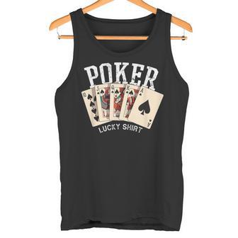 Chemise De Poker Lucky Joueur De Poker Jeu De Poker Amusant Poker Débardeur e - Cadeauxyz