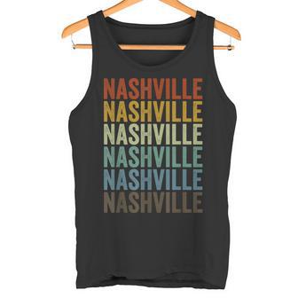Ciudad De Nashville Retro Camiseta sin mangas - Regaloses