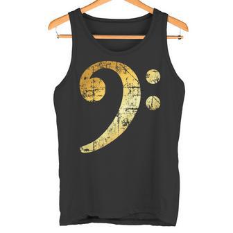 Clave De Bajo Amarillointage Bajista Camiseta sin mangas - Regaloses