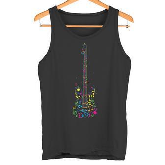 Clé Deol Notes De Musique L'instrument De Musique Guitare Débardeur e - Cadeauxyz