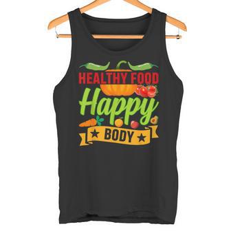 Comidaaludable Cuerpo Feliz Camiseta sin mangas - Regaloses