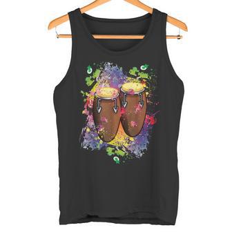 Congasalsa Instruments Latino Music タンクトップ - Kawaiitshirt