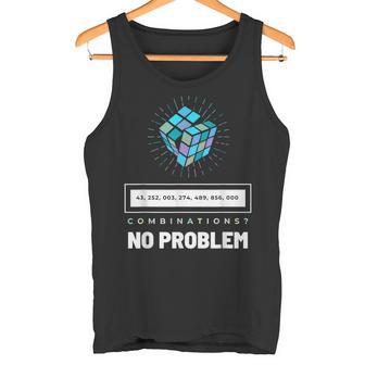 Cool Math Rubik Rubix Rubics Player Cube Amantes De Las Matemáticas Camiseta sin mangas - Regaloses