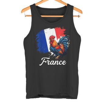Coq Gaulois Drapeau France Patriotisme Débardeur e - Cadeauxyz