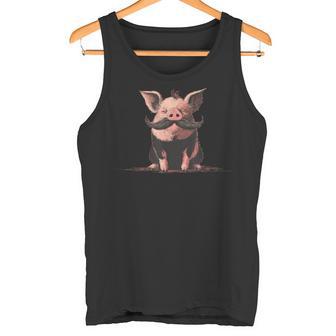 Costume De Cochonouriant Avec Moustache Débardeur e - Cadeauxyz