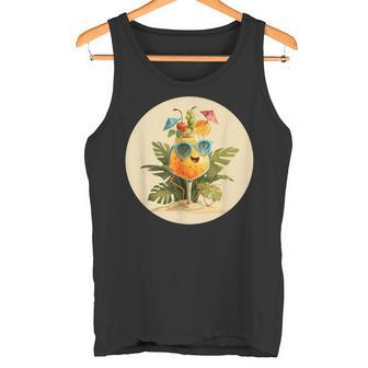Costume De Cocktailouriant Pour Les Amateurs De Plage Débardeur e - Cadeauxyz