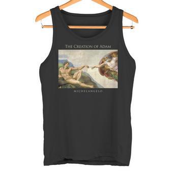 Création De La Chapelleixtine Adam Michelangelo Débardeur e - Cadeauxyz