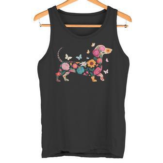Dackel Hund Damen Dackel Dekor Kinder Lustiger Dackel Tank Top - Seseable