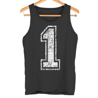 Deportiva Con El Número 1 Del Equipo De Fútbol Camiseta sin mangas - Regaloses