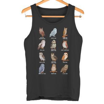 Dibujos Animados Kawaii Búhos Motivo Búho Camiseta sin mangas - Regaloses