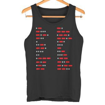 Diseño De Código Morse Camiseta sin mangas - Regaloses