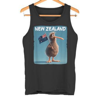 Divertido Disfraz De Animal De Nueva Zelanda Kiwi En Estilo De Dibujos Animados Camiseta sin mangas - Regaloses