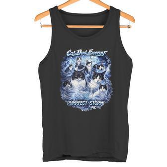 Divertido Gato Dueño De Papá Cat Dasd Life Pelo Corto Con Estampado De Gato In Mangas Camiseta sin mangas - Regaloses