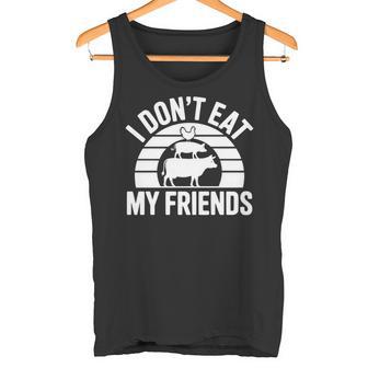 I Don't Eat My Friends -Egano Divertido Manga Larga Camiseta sin mangas - Regaloses