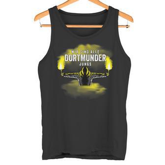 Dortmunder Jungs Fussball Dortmund Pyro Bengalo Tank Top - Seseable