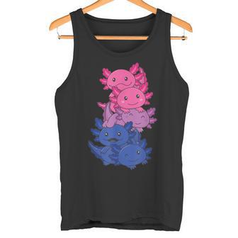Drapeau Bisexuel Pride Mois Lgbtq Bi Axolotl Débardeur e - Cadeauxyz