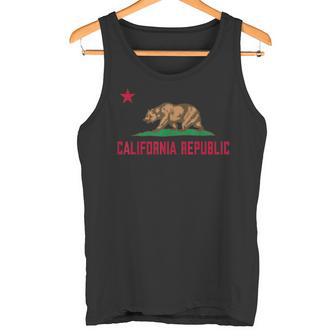 Drapeau D'état De La Californie Los Angelesan Francisco Diego Débardeur e - Cadeauxyz