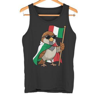 Drapeau Italien Moineau Drôle Italie Débardeur e - Cadeauxyz