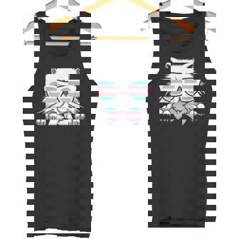 Drapeau Transgenre Cat Trans Pride Lgbtq Pour Égalité Desexes Débardeur e - Cadeauxyz