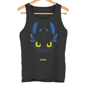 Dreamworks ドラゴンズ トゥースレス ナイトフューリー ビッグフェイス コスチューム タンクトップ - Kawaiitshirt