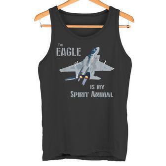The Eagle Is Mypirit Animal F-15 戦闘機 飛行機 タンクトップ - Kawaiitshirt