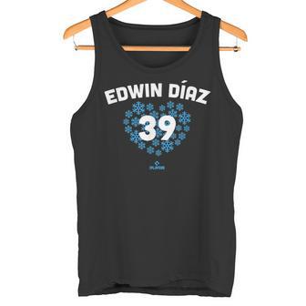 Edwin Diaz Heart New York Baseball Fansalentines タンクトップ - Kawaiitshirt