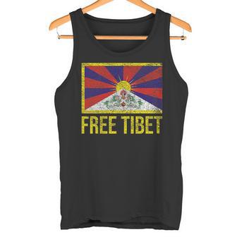 Emblème Du Drapeau Tibétain Du Tibet Gratuit Pour Restaurer Le Dalaï-Lama Débardeur e - Cadeauxyz