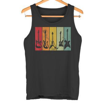 Me Encantan Las Guitarras Guitarra Amante De La Música Retrointage Guitarrista Camiseta sin mangas - Regaloses