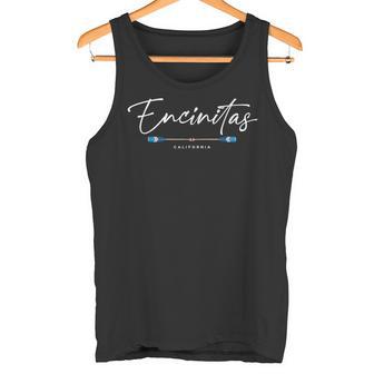 Encinitas California Oars グラフィック タンクトップ - Kawaiitshirt