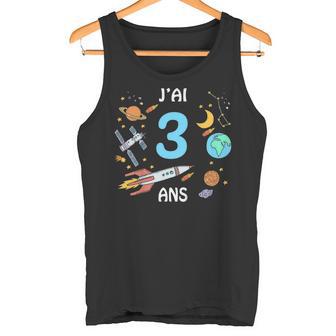 Enfant Astronaute Espace J'ai 3 Ans Anniversaire Trois Ans Débardeur e - Cadeauxyz