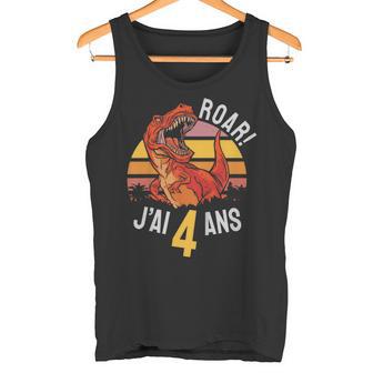 Enfant J'ai 4 Ans Dinosaure Dino Quatre Ans Anniversaire Garçon Débardeur e - Cadeauxyz