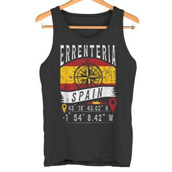 Errenteria Bandera España Coordenadas Gps De Errenteria Camiseta sin mangas - Regaloses