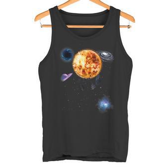 Espacioistemaolar Universo Astronauta Galaxia Planeta Camiseta sin mangas - Regaloses