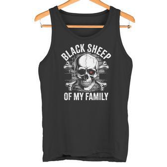 Esqueleto Negro Oveja De Mi Familia Divertido Gen X Camiseta sin mangas - Regaloses