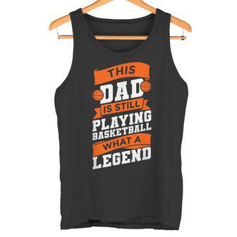 Este Padreigue Jugando Al Baloncesto Padre Baloncesto Papá Camiseta sin mangas - Regaloses