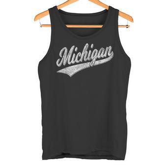 Estilo De Deportiva Estado De Michiganarsity Camiseta sin mangas - Regaloses