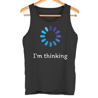 Estoy Pensando Divertido Grado Cargaímbolo Pc Nerd Camiseta sin mangas - Regaloses