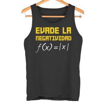 Evitar La Negatividad Diseño De Ecuación De Matemáticas Profesores De Matemáticas Españoles Camiseta sin mangas - Regaloses