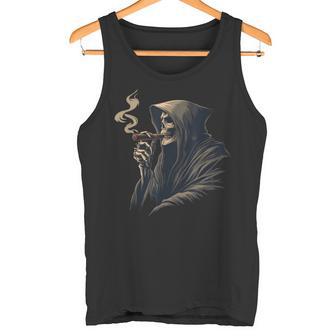 Excellent Costume De Mort Pour Les Faucheurs Et Les Amateurs De Tabac Débardeur e - Cadeauxyz