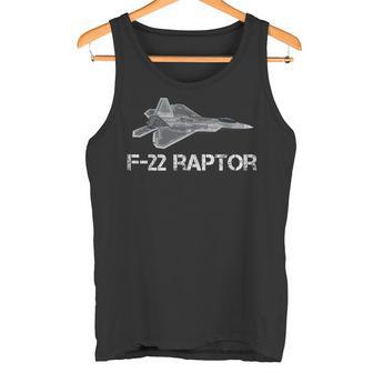 F-22 ラプター ファイター ジェット ミリタリー パイロット タンクトップ - Kawaiitshirt