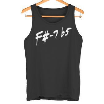 F-7B5 ジャズコード音楽理論 リアルブック ピアノギター ギフト タンクトップ - Kawaiitshirt