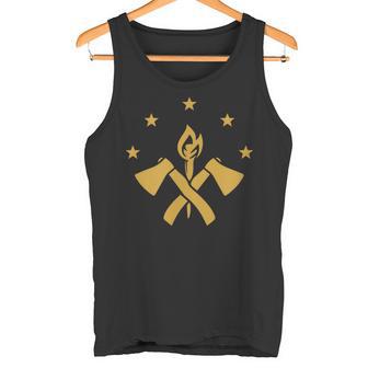 Fba マルーンフラッグ ファンデーション ブラック アメリカン タンクトップ - Kawaiitshirt