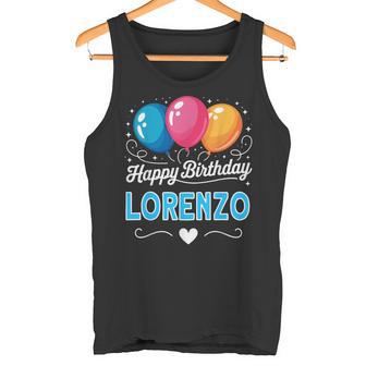 Feliz Cumpleaños Lorenzo Camiseta sin mangas - Regaloses