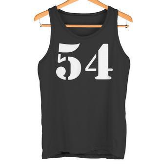 Fifty Four 数字 54 ナンバー タンクトップ - Kawaiitshirt